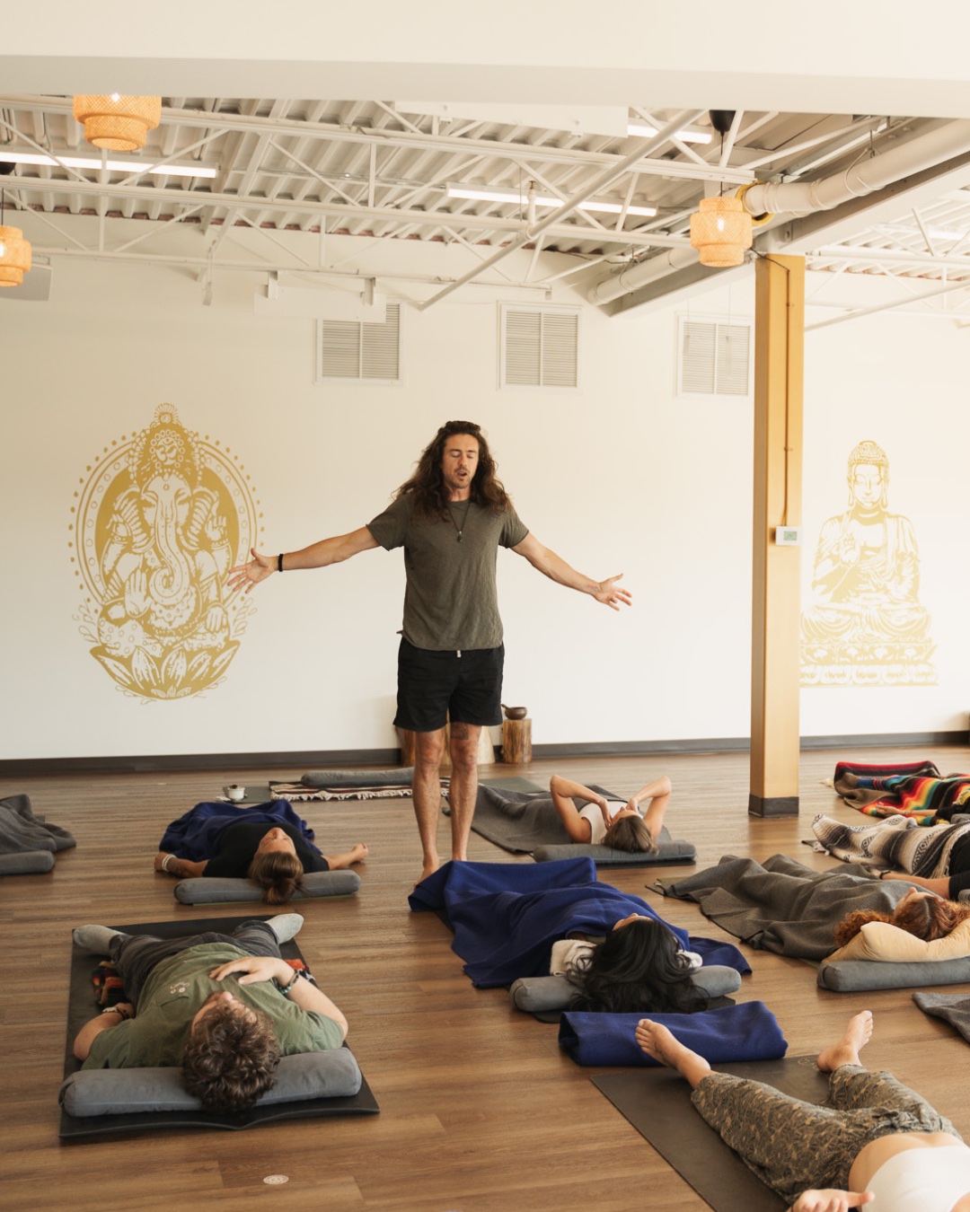 Michael en séance de breathwork